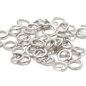 Antiksilver bindringar 4mm