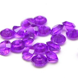 Akryldiamanter 4mm Lila