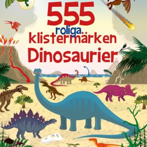 555 roliga klistermärken. Dinosaurier